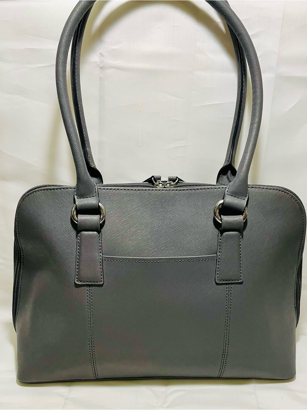 Tignanello "Clean & Classic" Saffiano Leather Satchel / Tote, LNC - Picture 4 of 16